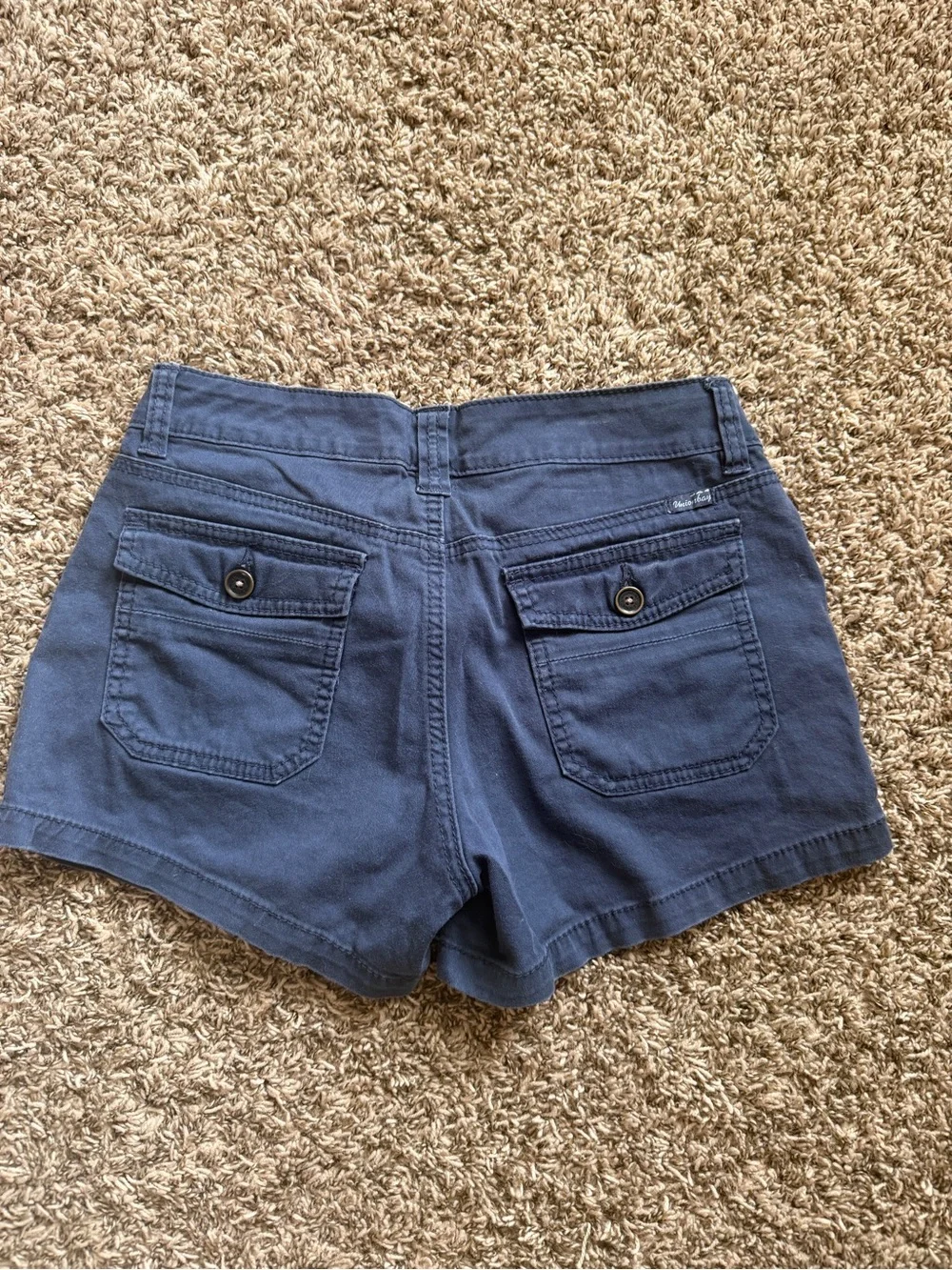 UNIONBAY Women's Navy Blue Casual Pocket Shorts